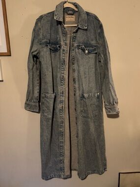 EUC We The Free Long Sleeve Denim Dress - Oversized Fit